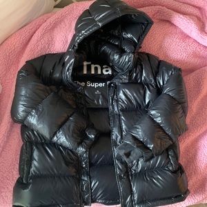 TNA Super Puff Jacket - Gloss Black
